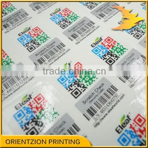 E.g. Hologram, Micro Text, UV Light, Heat Sensitive Security Label Sticker thumbnail-4
