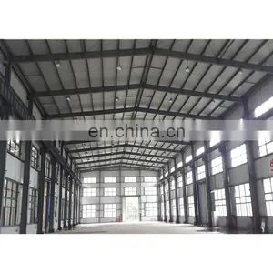 Long Span Space Fast Assembling Steel Frame Metal Building Warehouse thumbnail-4