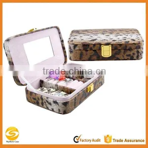 High Quality Leopard Leather Jewelry Case Travel,leather Jewelry Necklace Travel Case,custom Jewelry Travel Display Cases thumbnail-1