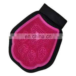 Massage Brush Grooming Glove Brushing Cleaning Hound Dog Cat Hair Pet Gloves thumbnail-3