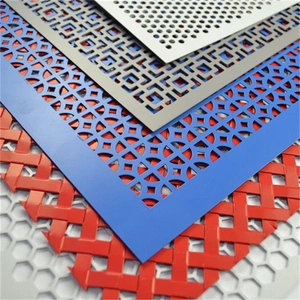 For Architectural Decoration Perforated Plate Isolation Net Decorative Hexagonal Mesh thumbnail-1