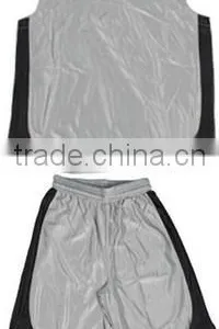 Base Ball Uniform in Gray & Black Color thumbnail-1
