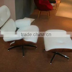 Luxury Living Room Furniture Ottoman Genuine Leather Lounge thumbnail-5