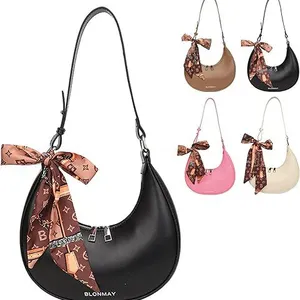 Crescent Shoulder Bag,Purses for Women Trendy,Hobo Purses,Crossbody Bags,Shoulder Bags for Women,Adjustable Strap thumbnail-1