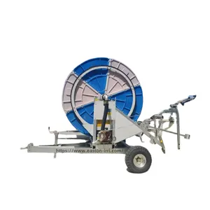 JP90-450 Agricultural Hose Reel Irrigation Drum System 90mm Tube Diameter 450m Length thumbnail-3