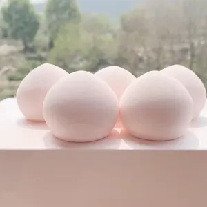 Fashion New Arrival Cosmetics Blender Puff Bread Makeup Sponges PU Become Bigger Wet Dry Use Washable Makeup Sponges thumbnail-1