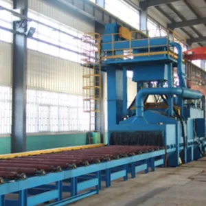 Professional Roller Passing Shot Blasting Machine for Cleaning the Inner and Outer Walls of Various Profiles and Pipes thumbnail-3
