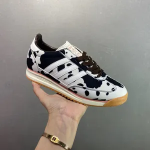 Adidas Wales Bonner x Sl 72 KRS Classic Retro Low-top Casual Sports Jogging Shoes for Men and Women thumbnail-1