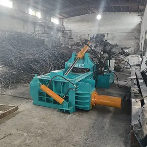High Productivity Scrap Metal Baler Briquetting Machine With Pump for Aluminum Alloy Processing thumbnail-4