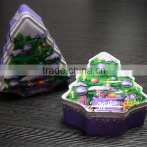 Christmas Tree Shape Tin Gift Box thumbnail-1