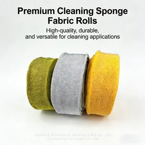 Bulk Scouring Pad Fabric Roll Semi-Finished Kitchen Dish Sponge Cloth Raw Roll thumbnail-1