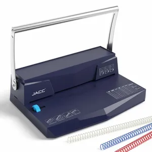 Premium Spiral Coil Binding Machine 4:1 5:1 6mm Encuadernadoras Espiral Encadernacao Espiral Madeira (SB10) thumbnail-1