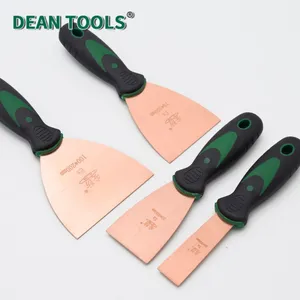 Non-Sparking Putty Knife Beryllium Copper Alloy Plastic Handle 1.5mm Thick Blade thumbnail-5