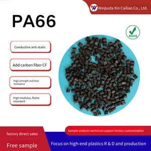 Pa66 Carbon Fiber Conductive and Anti - Static, cf 15%, 20%, 30%, 40%, High Conductivity and Electromagnetic Shielding, Carbon Fiber Reinforced Nylon 66 thumbnail-1
