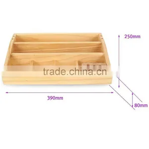 New Product:Solid Wood 3 Layer Cosmetic Box, Personalized Makeup BoxesMakeup Box thumbnail-2