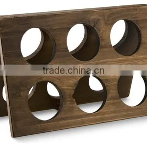 Wholesale Handmade Wooden Wine Rack/Shelf thumbnail-4