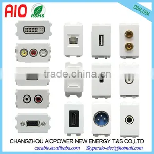 120X120mm Two Door Soft Start Universal 3 Pin Power Socket + 3 Pin XLR Plug Floor Socket thumbnail-6