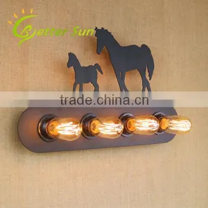 Two Horse Fancy Designs Wall Lamp Wall Light/Classic Wall Sconce thumbnail-3