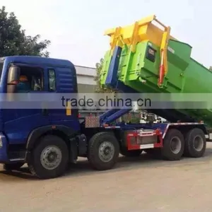 Sinotruk Carriage Removable Garbage Truck for Sale Euro 5 (nature Gas) With Spare Prets thumbnail-2