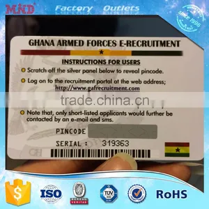 MDC101 High Quality Scratch Prepaid Card With Hologram Scratch Panel Supplier's Choice thumbnail-5