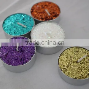 Glitter Powder Tealight Candle thumbnail-2