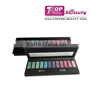 12 Color Pearl Eyeshadow Palette With Transparent Window thumbnail-1