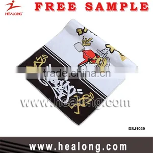 Sublimation Customized Logo Gym Sport Personalized Cleaning Cartoon Towel Design thumbnail-4
