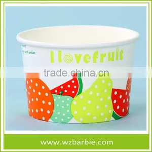 Recyled Ice Cream Paper Cup/Bowl For Ice Cream With Custom Logo Printed thumbnail-4