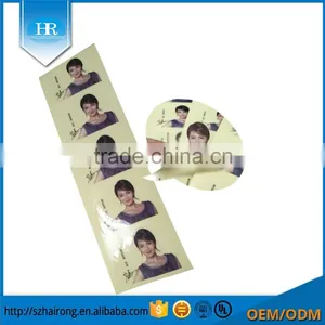 Transparent Self Adhesive Head Portrait Sticker thumbnail-2