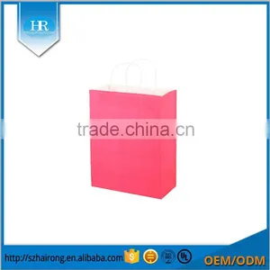 Custom Made Paper Gift Shipping Hang Bags With Handle thumbnail-5
