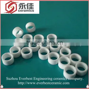 High Strength Wear Resistant Presicion White Small Ceramic Bushing thumbnail-1