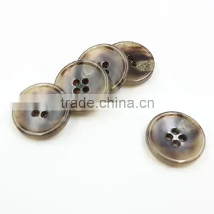 Sedex Audited Factory 2 Pillar Burnt Rim 4 Holes Fire Proof Urea Button, Urea Suit Button thumbnail-4