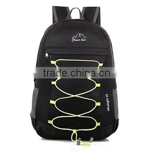Fashion Waterproof Nylon Camping Backpack Can be Fold Shoulder Bag thumbnail-4
