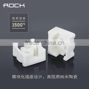 Rock pc Nano Ceram Power Strip Socket With 4 USB Smart Socket Plug Multifunctional Smart Power Strip Electronics thumbnail-3
