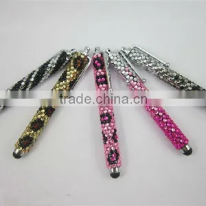 Beautiful Bling Stylus Ball Pen for Touch Screeen Phone,ball Pen With Shiny Stone Decoration thumbnail-1