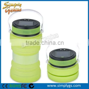 IP67 Camping Solar Lantern With Collapsible Storage Bottle thumbnail-2
