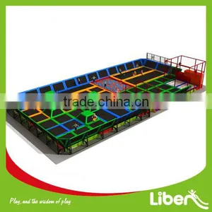Supper Fun Large Indoor Trampoline Park for Sale Bungee Jumping LE.T3.404.161 thumbnail-1