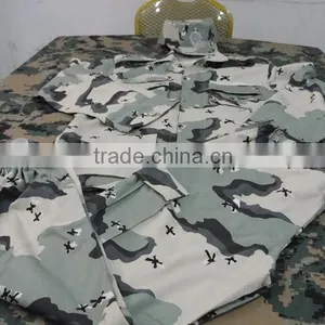 Kuwait Camouflage BDU Military Uniform With Cap thumbnail-1
