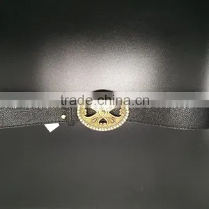 RHINESTONE BUCKLE Fake Leather Customized Style thumbnail-4