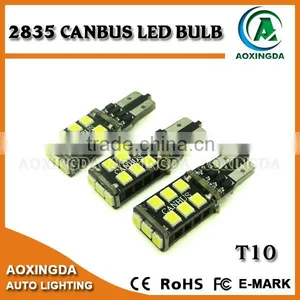 194 168 W5W T10 CANBUS LED Bulb Chip 2835 15W 400LM thumbnail-1
