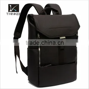 Korean Fashion Polyester School Bag Laptop Backpack thumbnail-1