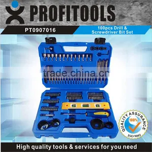 100pcs Profi Accessories Case Wood Flat Drill Bit Set thumbnail-1