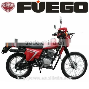 Electric Start 200cc Dirt Bike With Cargo Racks Drum Brake Offroad Motorcycle thumbnail-1