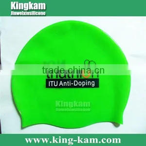 Colorful Silicone Swiming Cap thumbnail-1