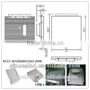 High Light Efficiency 135LM/W 40W 60W 90W 120W LED Gas Station Canopy Light With PSE CE ROHS thumbnail-5