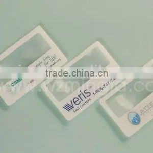 Clear Frosted Plastic Business Cards Magnifying Business Cards thumbnail-2
