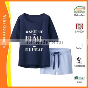 Women's Sleepwear Basic Cotton Summer Sleepwear for Women Pattern for Women Sleepwear thumbnail-1