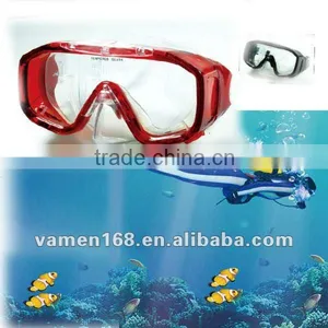 China Silicone Tempered Glass Full Face Diving Mask For Sale thumbnail-6