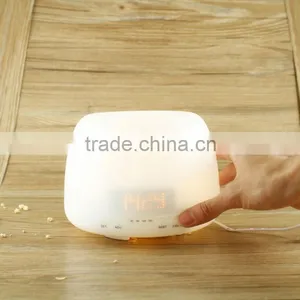 Aroma Diffuser ALARM CLOCK - Ultrasonic, Aromatherapy, Essential Oil - White thumbnail-4