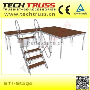 ST2-01 Adjustable Foldable Mobile Stage thumbnail-1